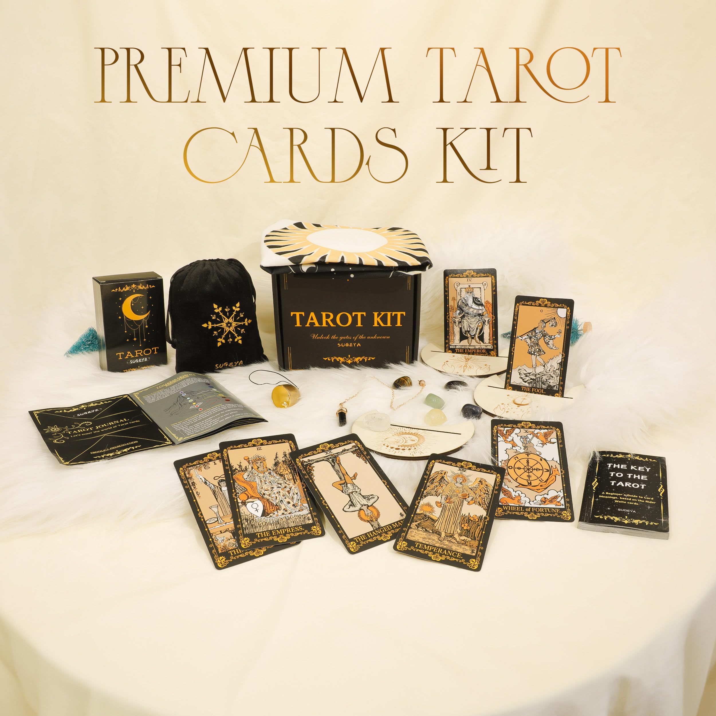 Sugeya divination tablecloth setup enhances ceremony and focus.
