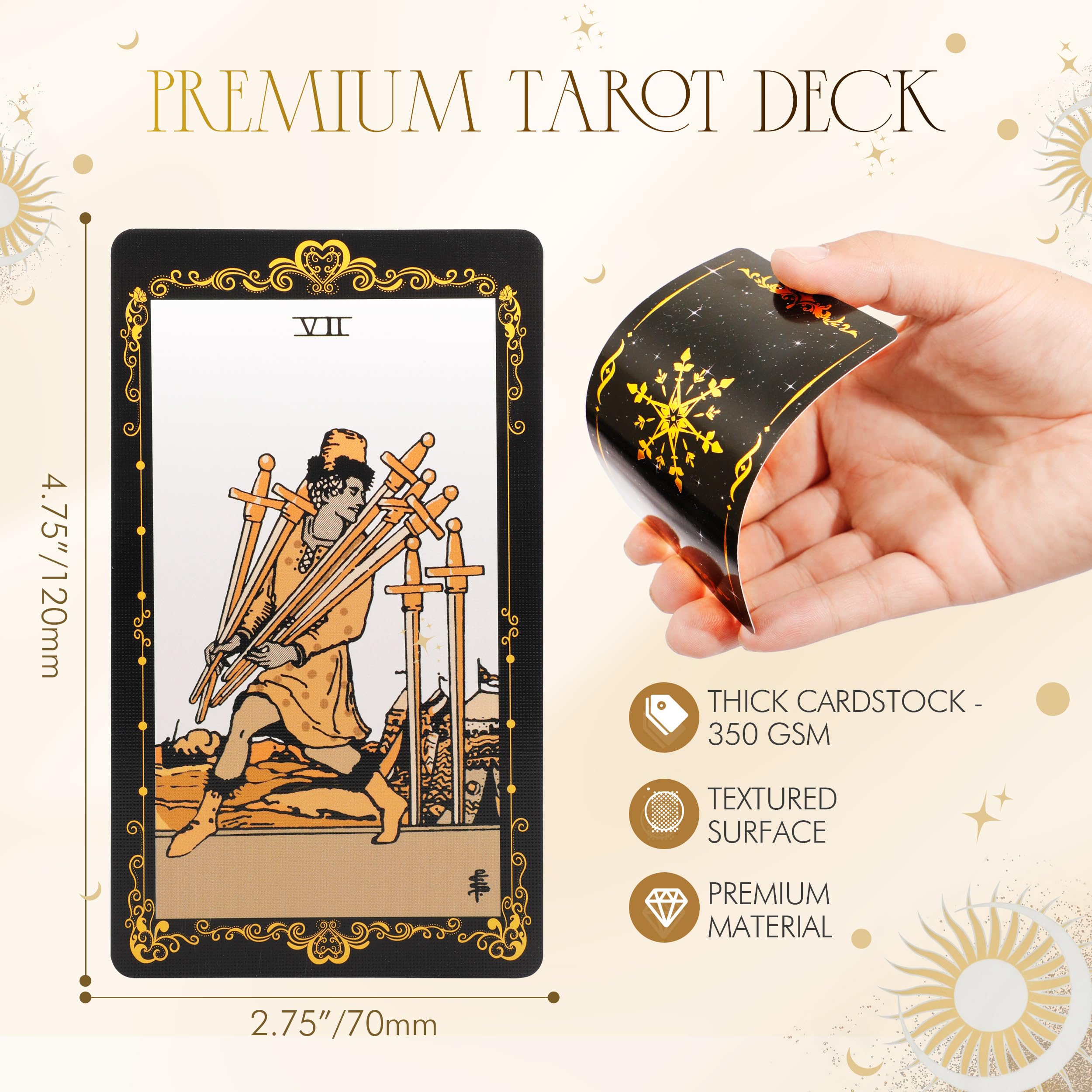 Sugeya gift box set packaging ideal for gifting tarot enthusiasts.