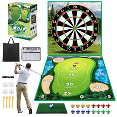 SUGFUT golf chipping mat setup for indoor or outdoor practice