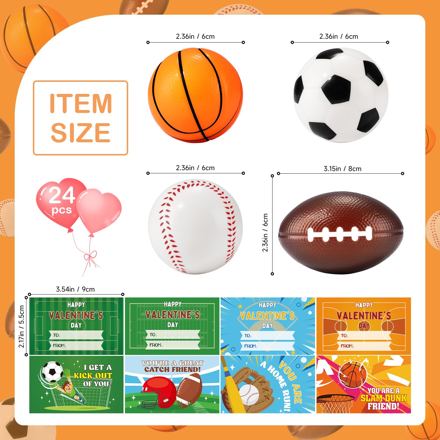 Suhctuptx basketball-stress-ball, soft foam for easy squeezing