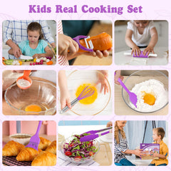 Suhctuptx kid-safe nylon knives enable comfy, safe slicing for beginners.