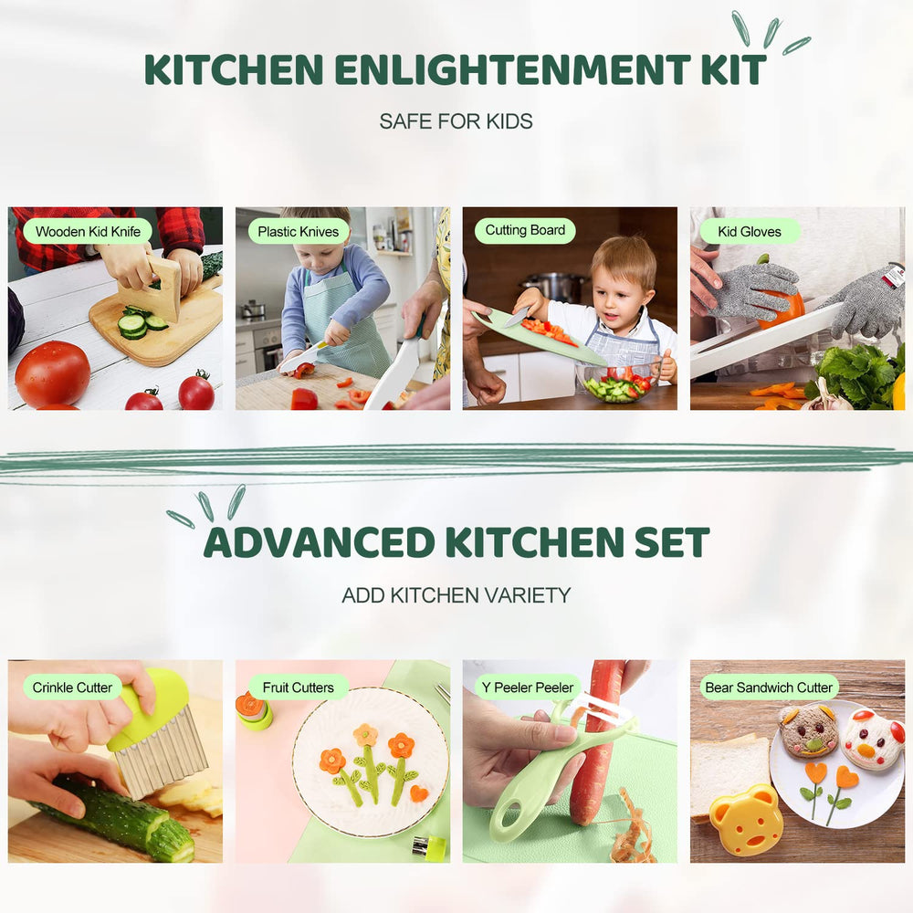 Suhctuptx serrated toddler knives designed for gentle cutting.