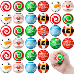 Suhine Christmas stress ball 1-8inch red-green for desk relief and focus