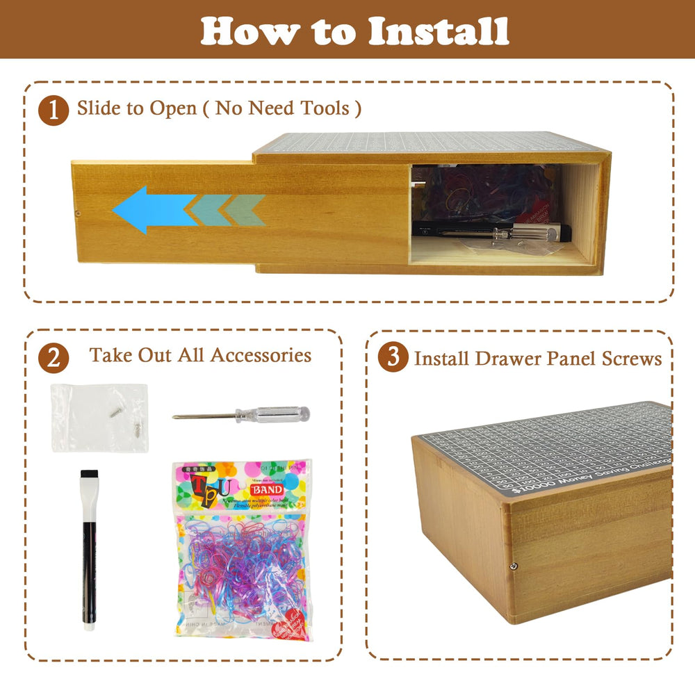 Suifaly gift-ready savings box ideal for gifting