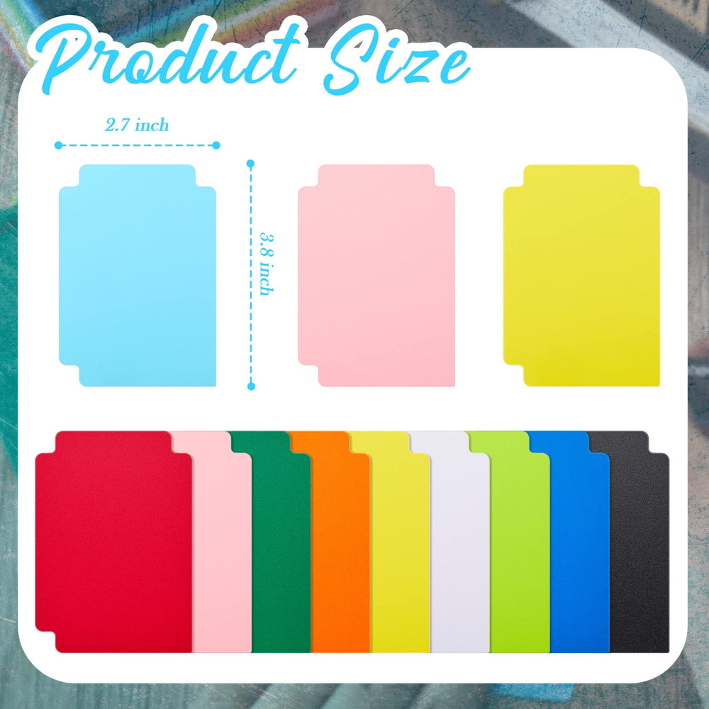 Suilung dividers with writable label area for quick card classification