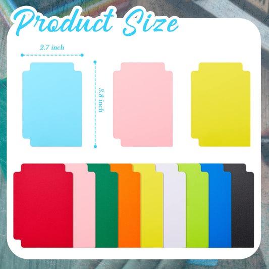 Suilung dividers with writable label area for quick card classification