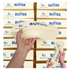 SUISUILE giant butter squishy, 9.5-inch, ideal for two-handed relief and focus.