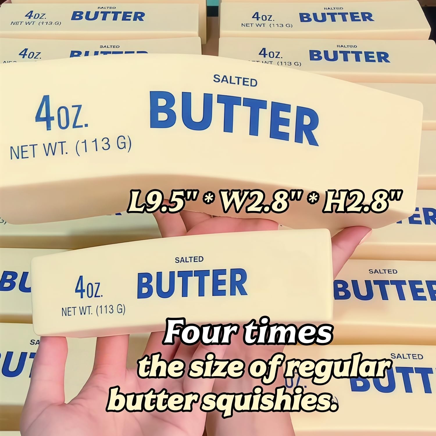 SUISUILE two-handed butter squishy offers calming compression and tactile satisfaction.