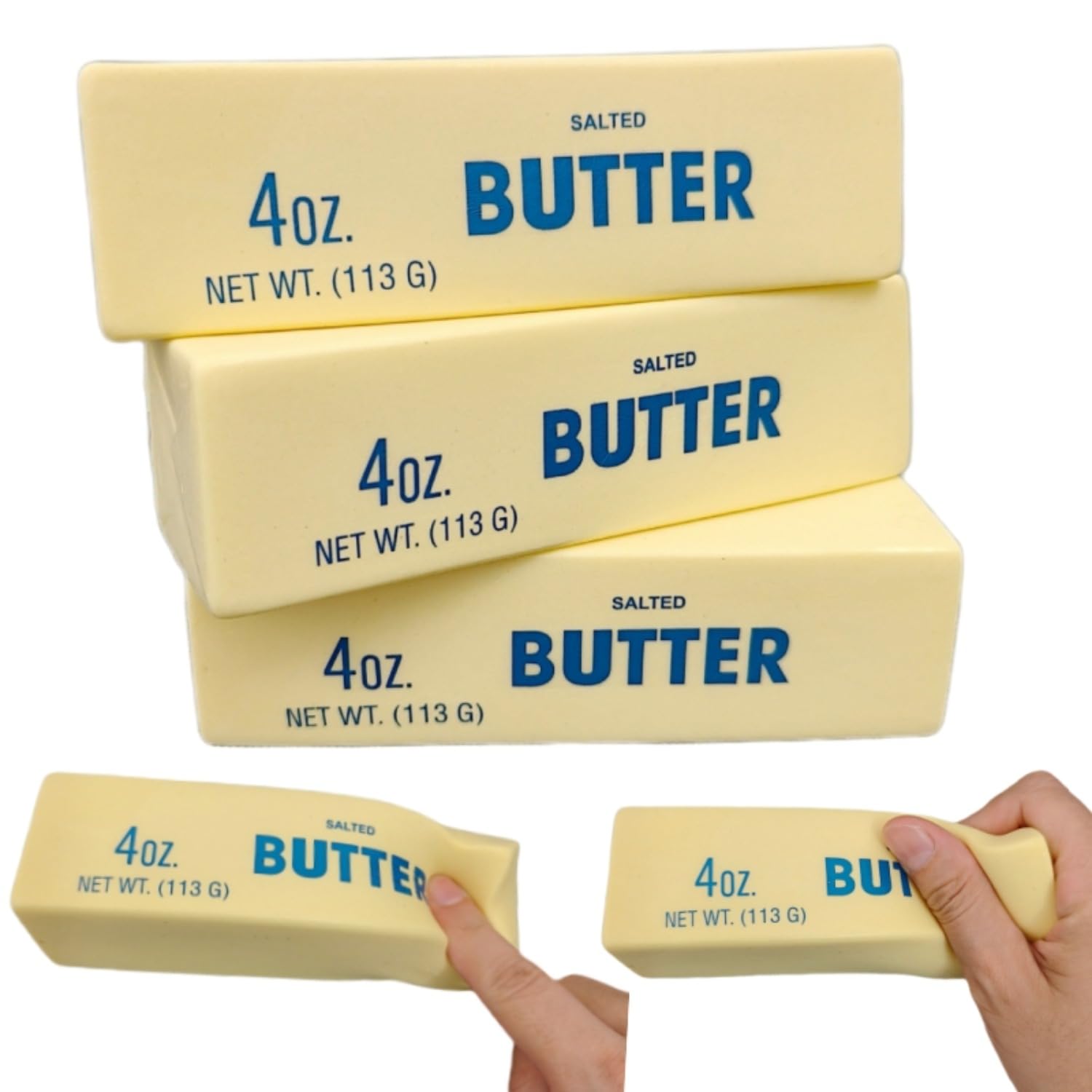 SUISUILE butter squishy toys set, ultra-soft texture for quick stress relief.