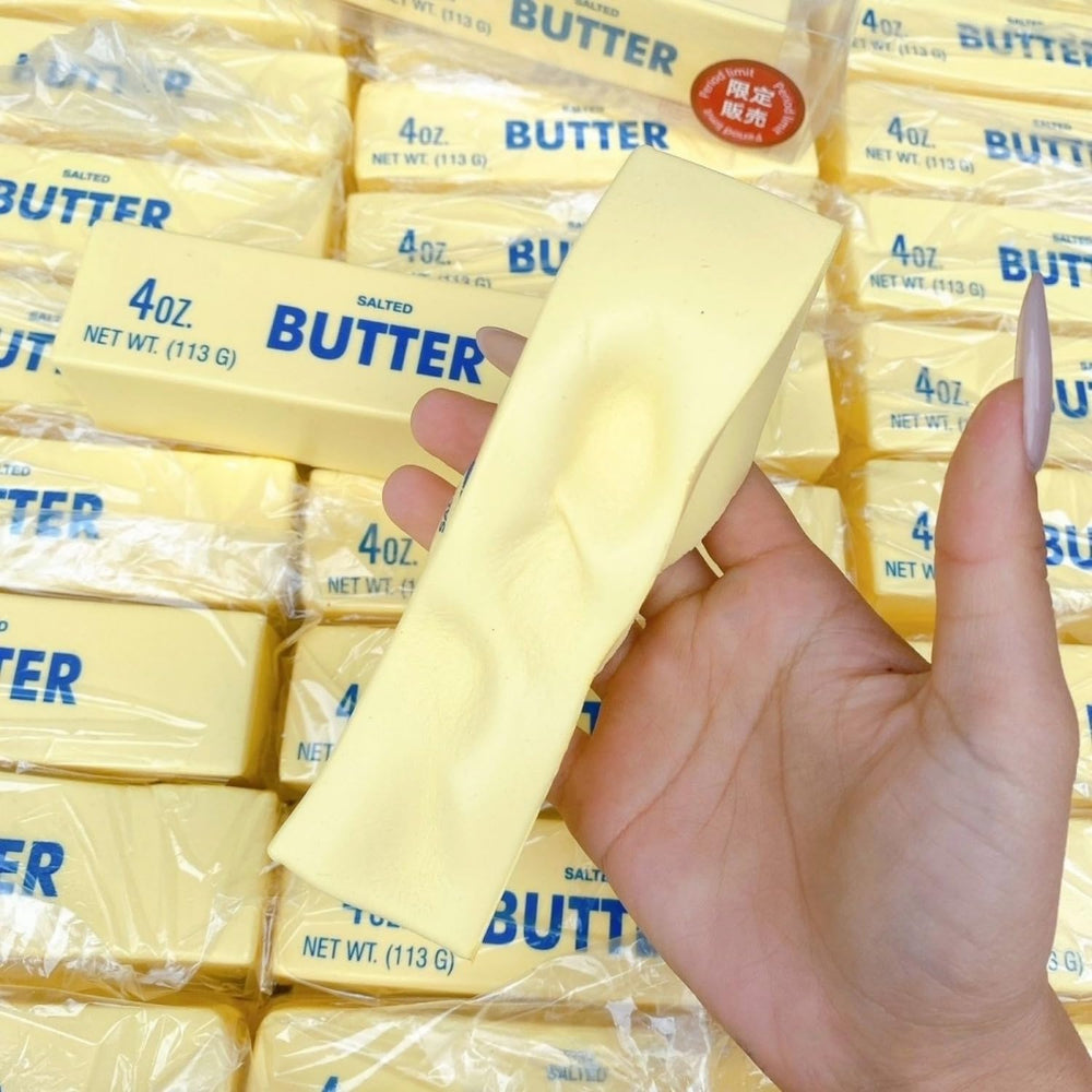 SUISUILE butter squishy with realistic texture for tactile play.