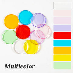Sukh bingo chips transparent design lets you see marked numbers.