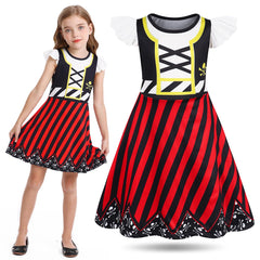 Sukyfecde Buccaneer dress front view for active play and photo days