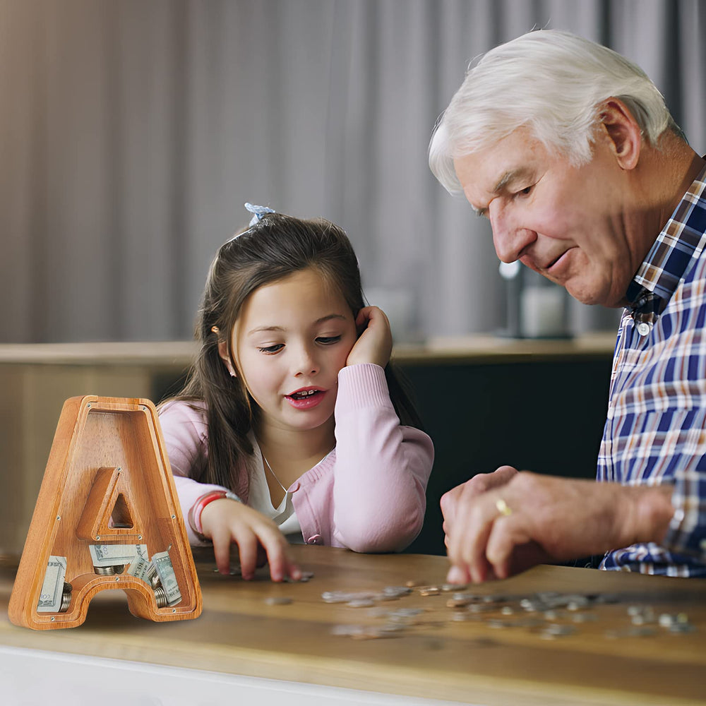 Sulevalt smooth finish wooden bank safe for small hands
