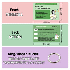 Sulieschen DBT skill front emotion regulation card, concise steps for real-life coping.