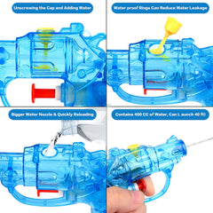 SULOLI water guns with removable cap for quick filling.
