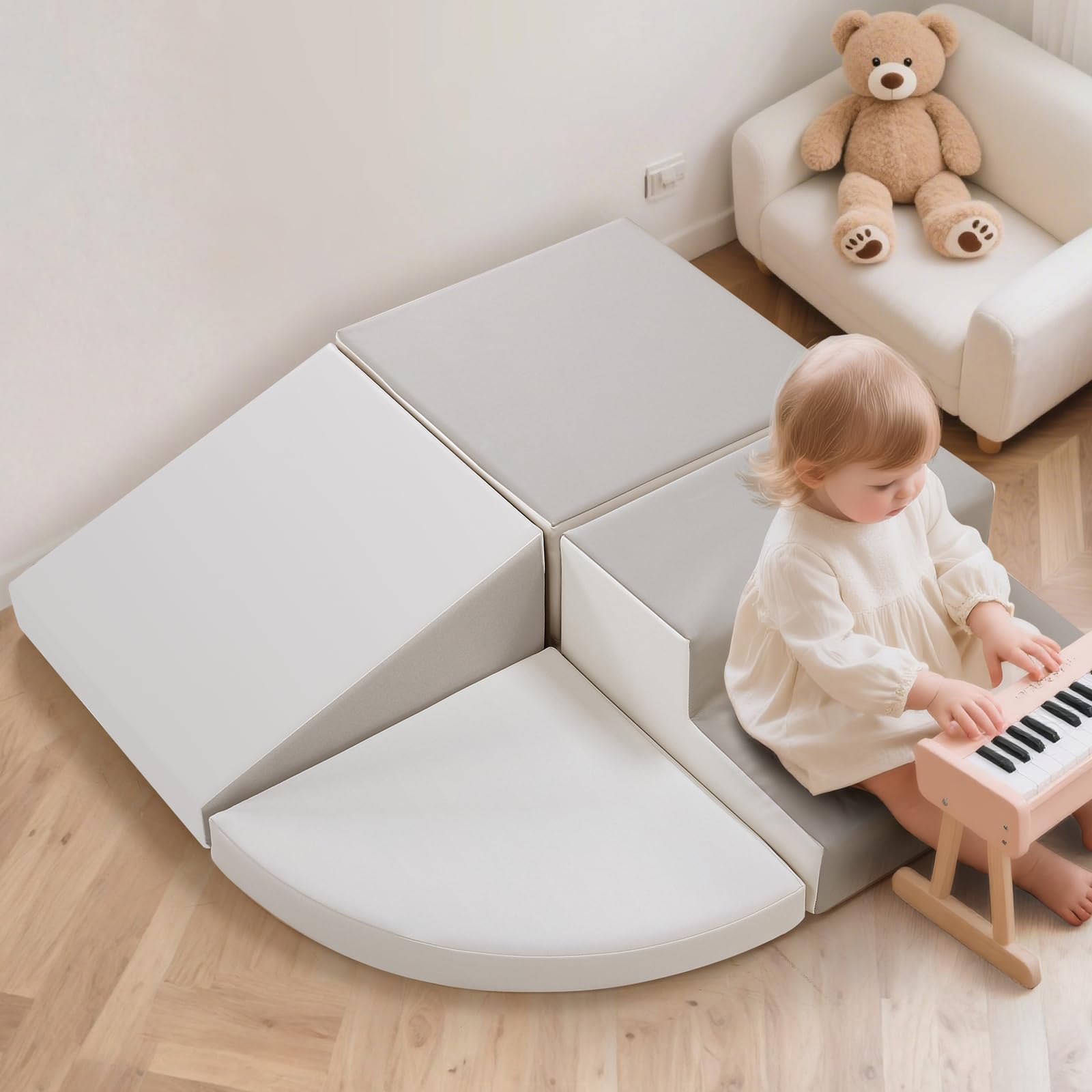Sumbababy foam blocks colorful climb encourages active exploration