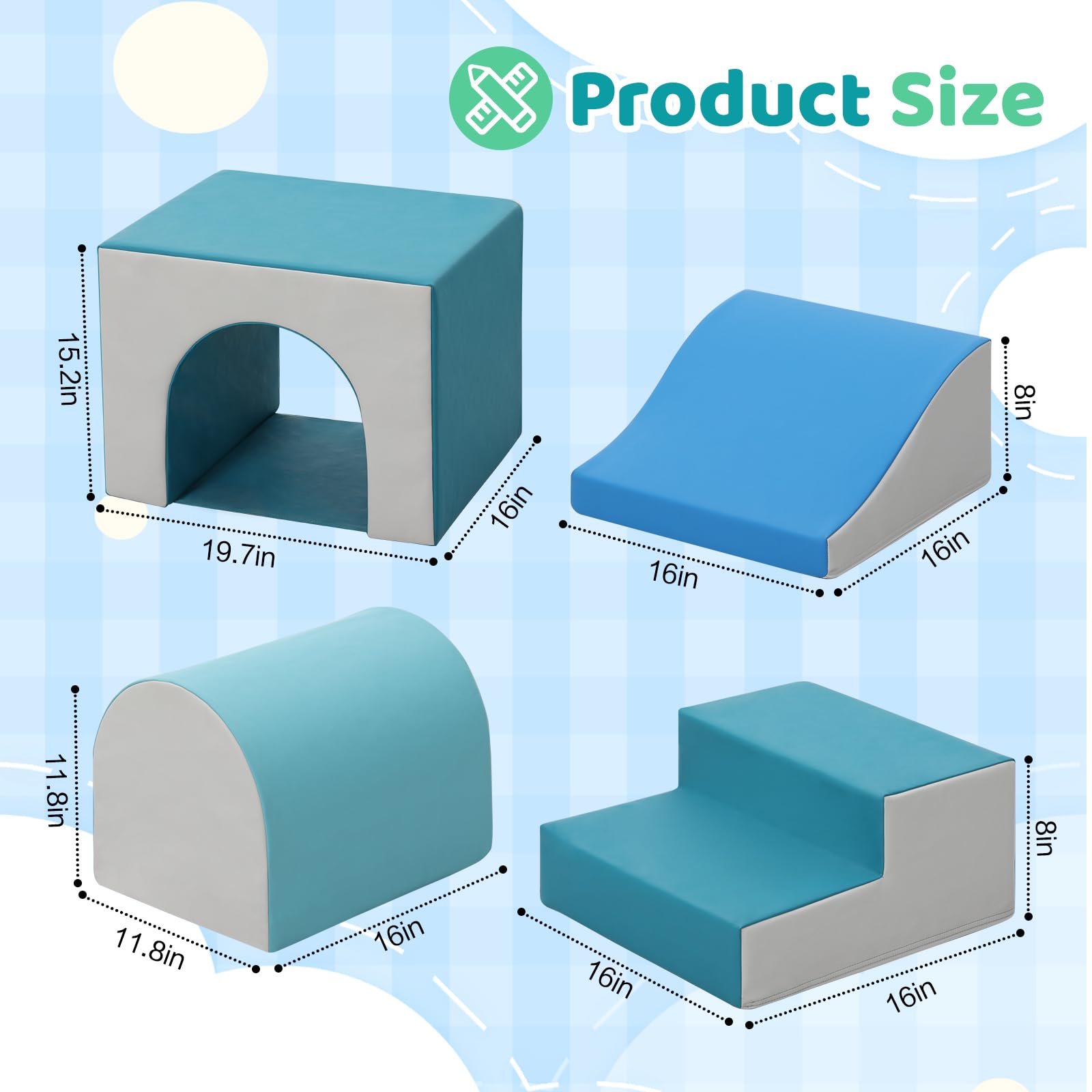 Sumbababy green-blue colorway keeps kids engaged during play