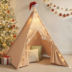 Sumbababy Kids Teepee Tent assembly for quick, stable setup.