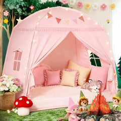 Sumbababy star lights teepee tent creating magical playtime ambience