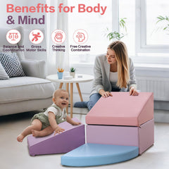 Sumbababy non-toxic foam blocks create a safe space for toddlers