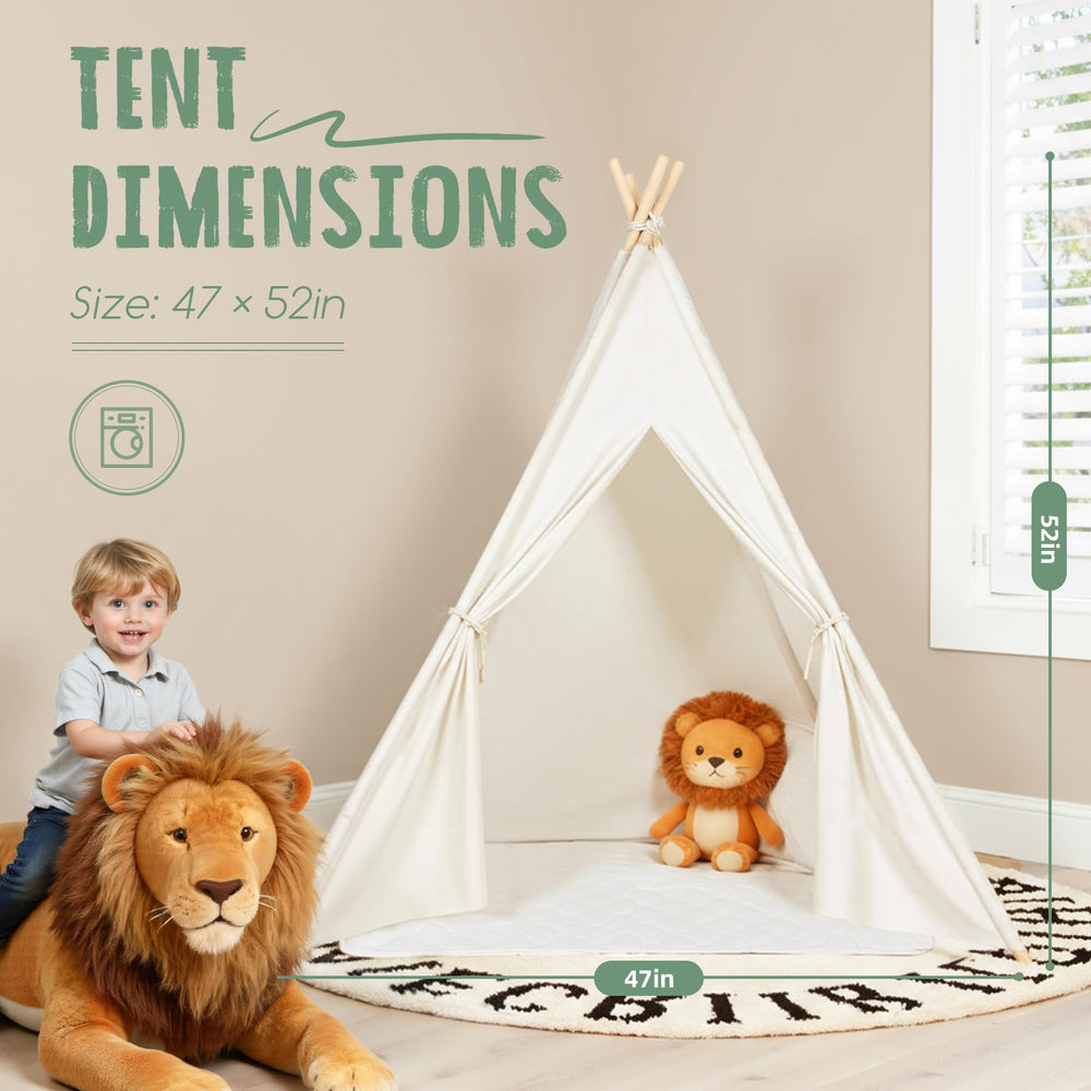 Sumbababy Teepee Tent foldable design for easy setup and storage