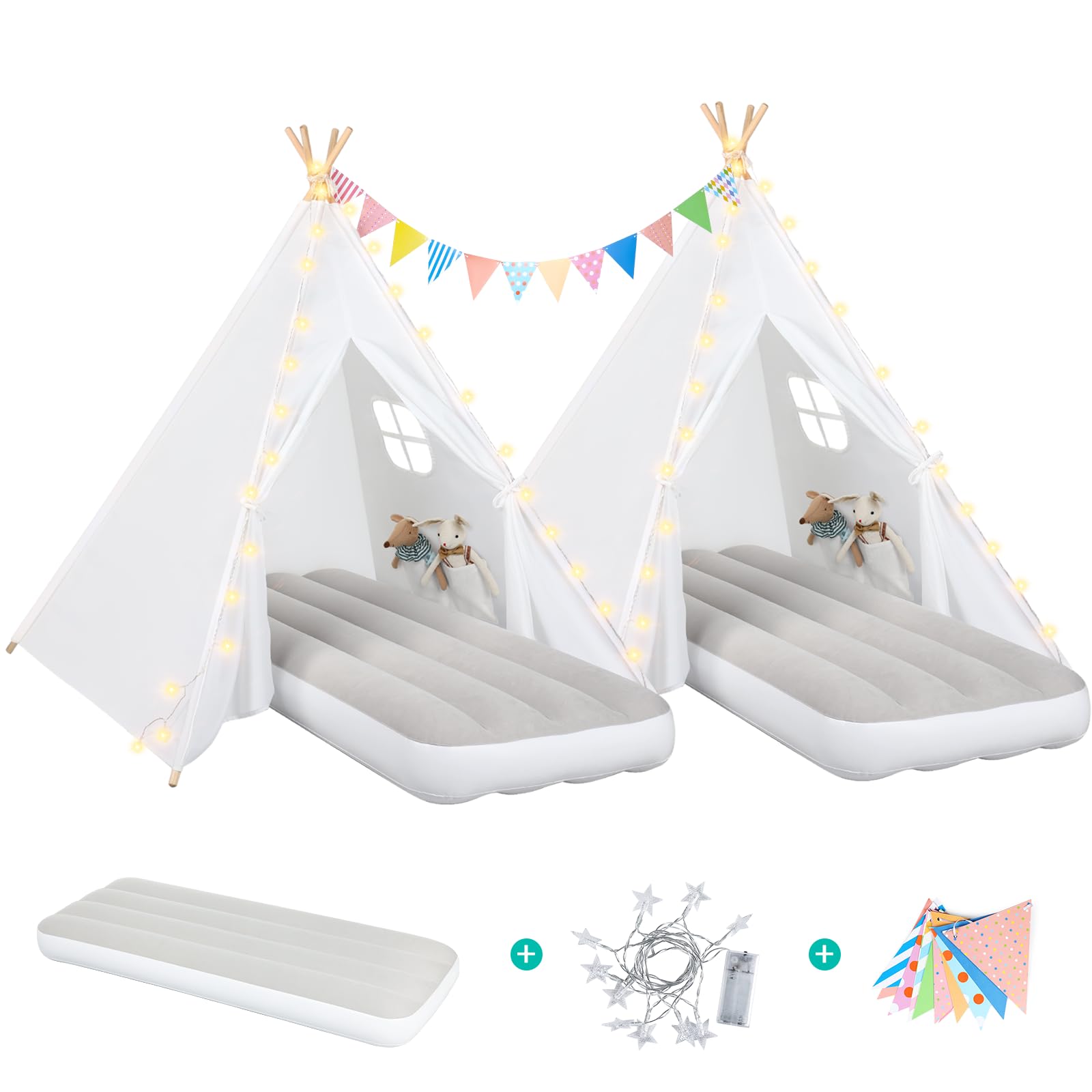 Sumbababy teepee tent inside view creates a cozy sleepover reading nook