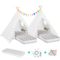 Sumbababy teepee tent inside view creates a cozy sleepover reading nook