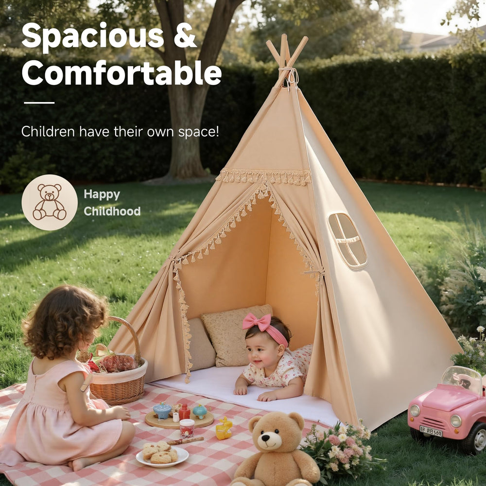 Sumbababy 47x60 inch size offers roomy play area.