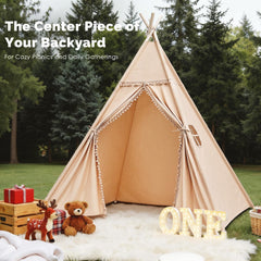 Sumbababy tepee tent khaki carry bag and banner included