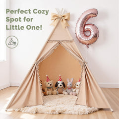 Sumbababy teepee tent khaki quick setup and compact storage