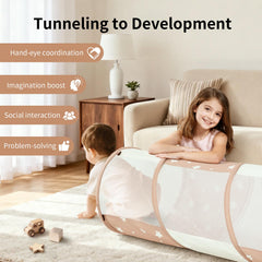Sumbababy tunnel toy ideal for indoor play with kids and pets.