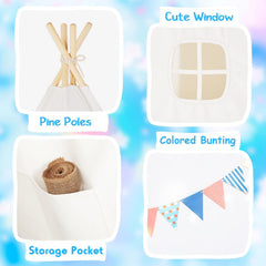 Sumerice Teepee tent gift idea for birthdays and holidays.
