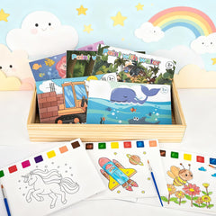 SUMERX homeschool arts kit keeps siblings creatively entertained.