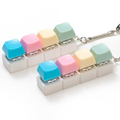 Sumgsn 2-piece creamy keyboard fidget toy, portable stress relief on the go.