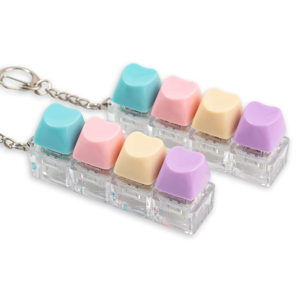 Sumgsn creamy keyboard fidget two-pack front view for calm focus