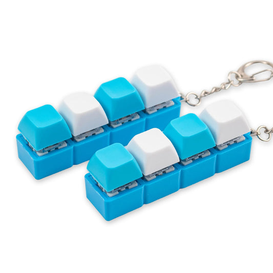 Sumgsn two-piece blue keyboard fidget toy package for stress relief on the go.
