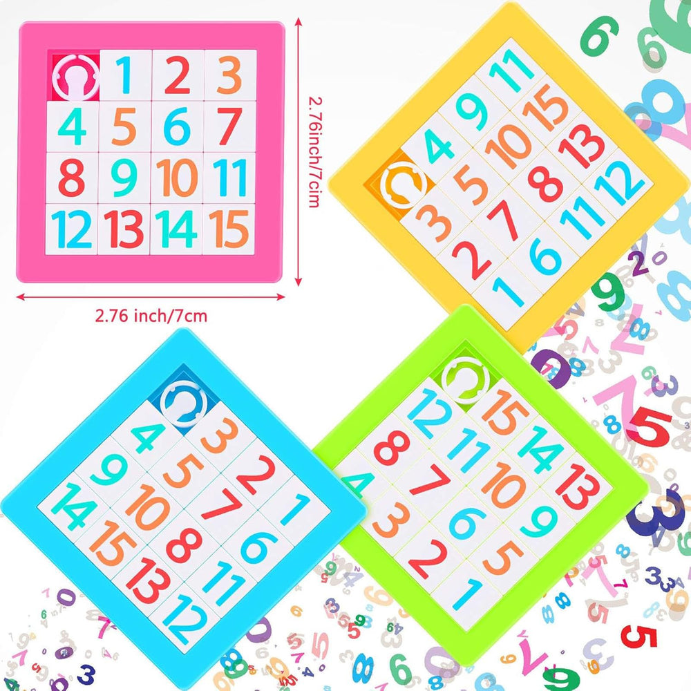 Sumind 15-number puzzle slide with smooth edges and durable plastic.
