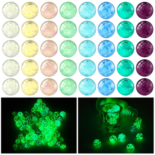Sumind glow marbles pack shows vibrant colors for creative play.