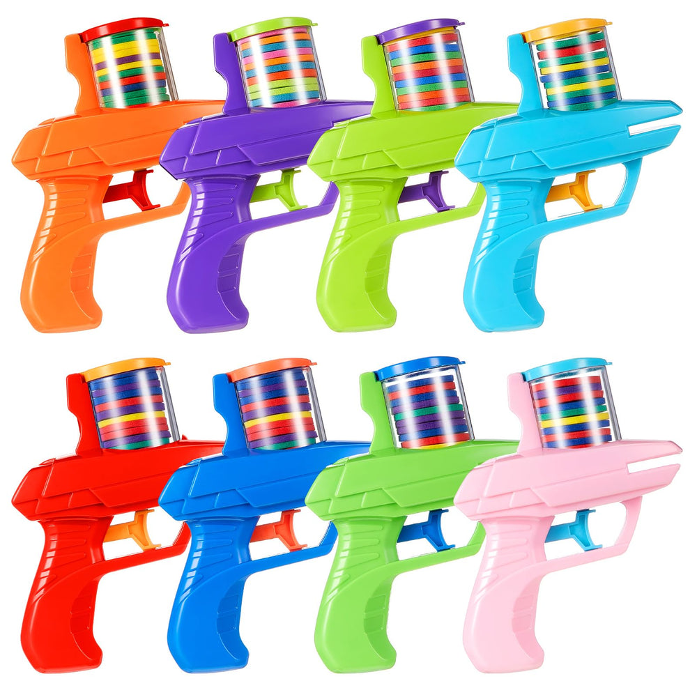 Sumind 8 Pcs foam disc shooter front view for outdoor family play