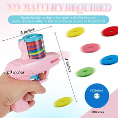 Sumind 8 Pcs foam disc shooter side view showing easy grip