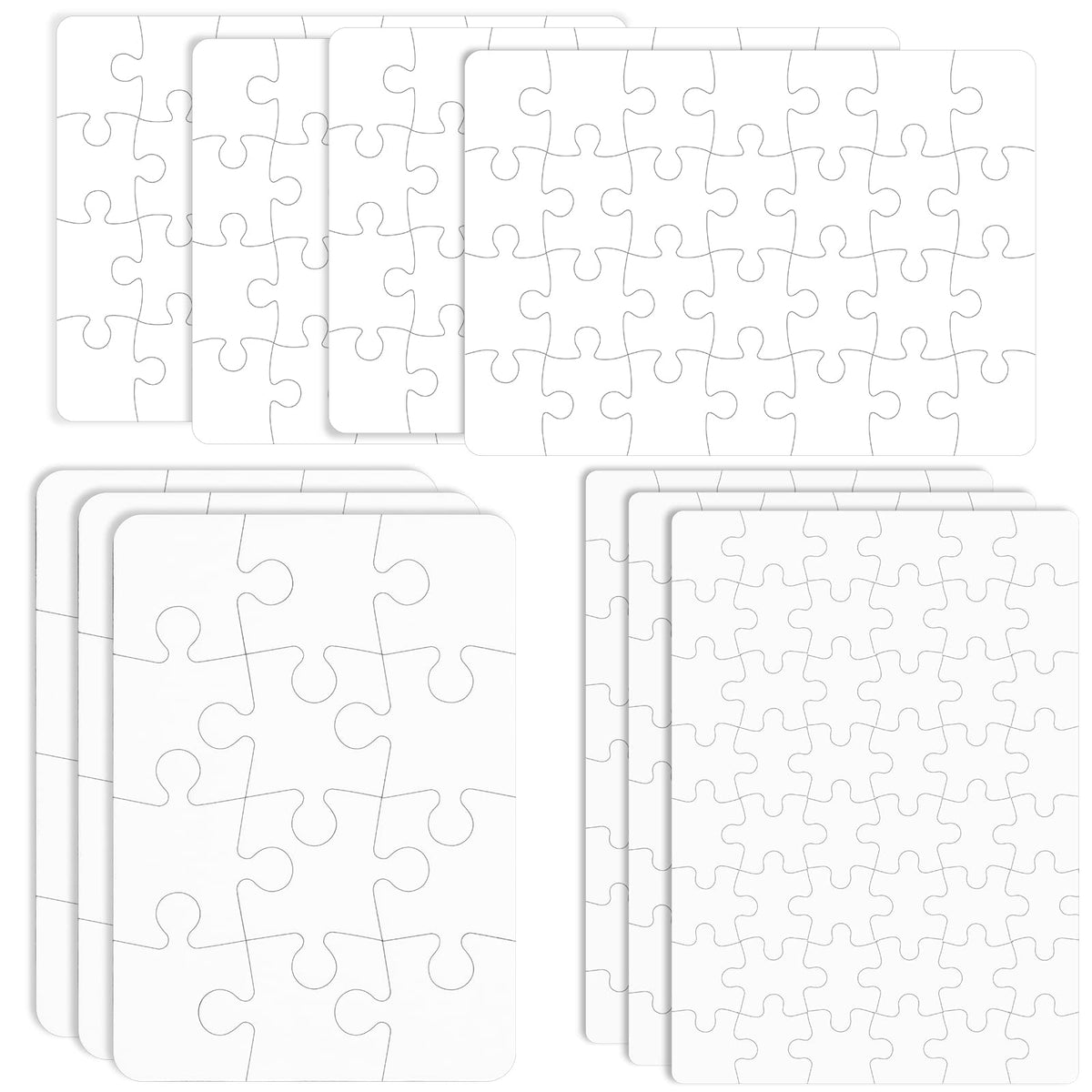 Sumind blank sublimation rectangle puzzle ready for customization and vibrant prints