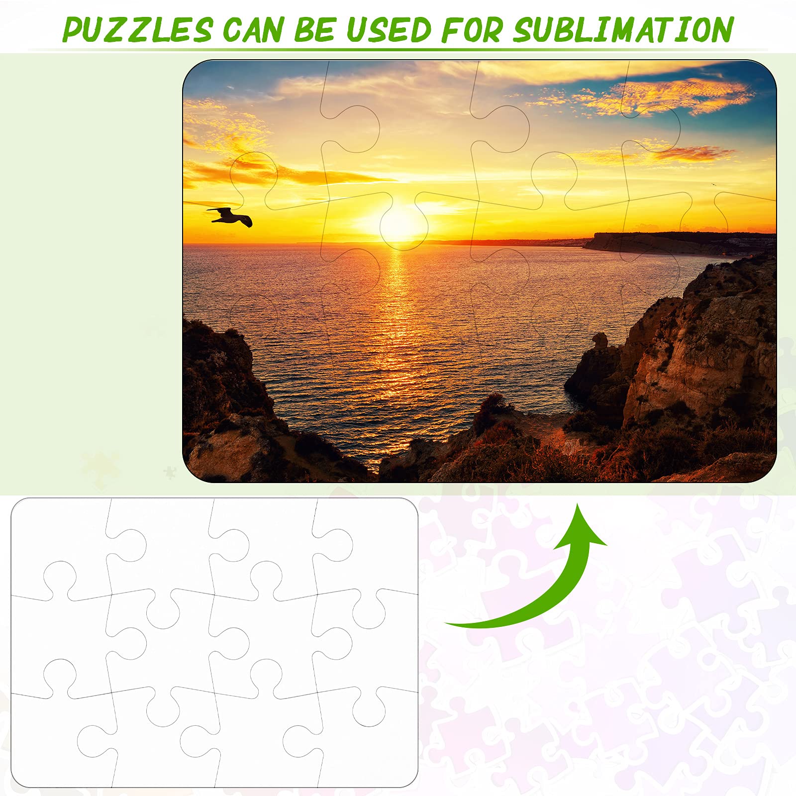 Sumind DIY sublimation puzzle printing setup for easy custom designs.