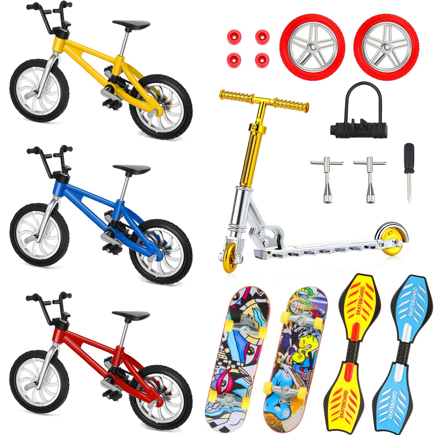 Sumind finger skateboard set shows compact desk-friendly design for quick play.