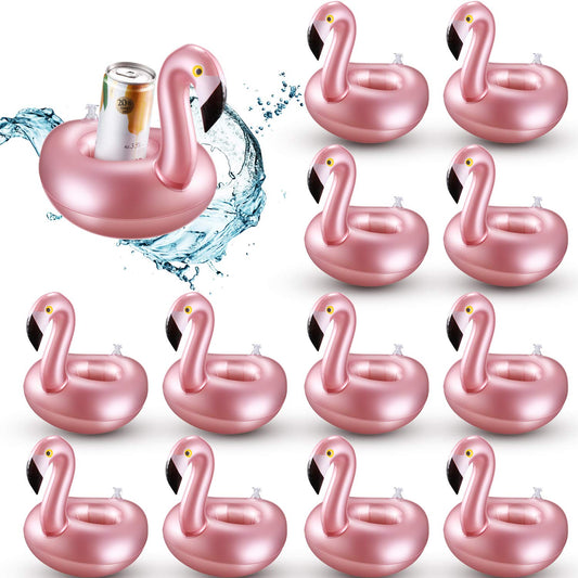 Sumind flamingo drink holder keeps beverages steady while you swim.