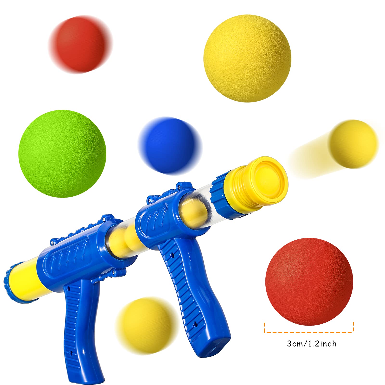 Sumind green foam balls rounds for colorful party activities