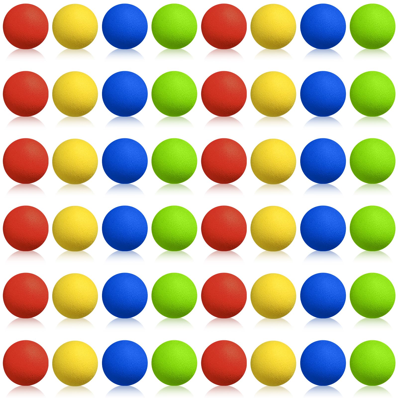 Sumind red foam balls rounds for safe family play