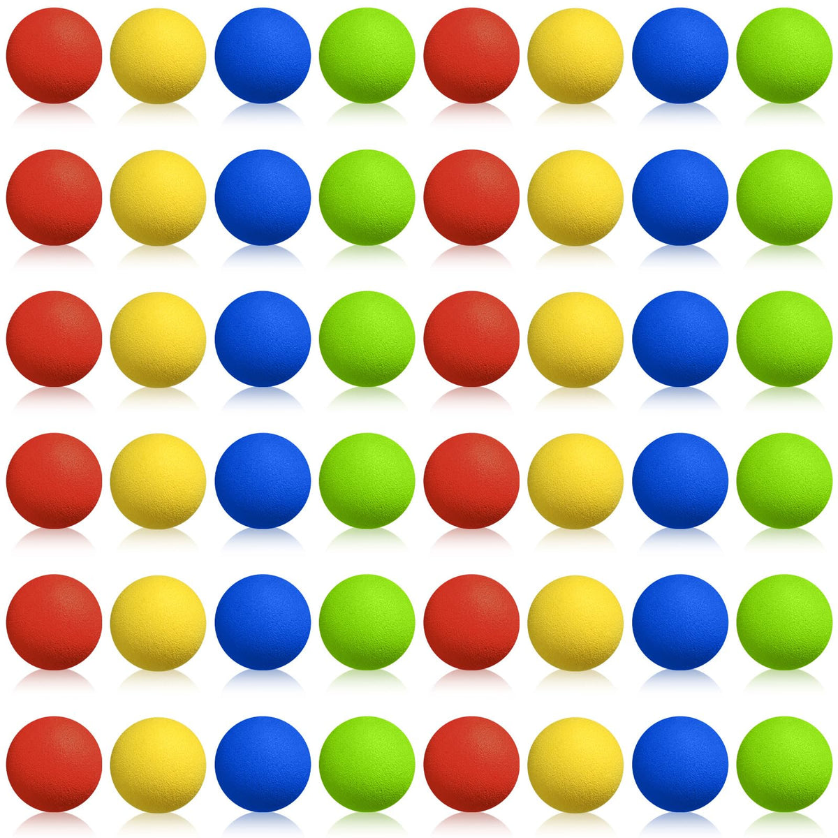 Sumind red foam balls rounds for safe family play