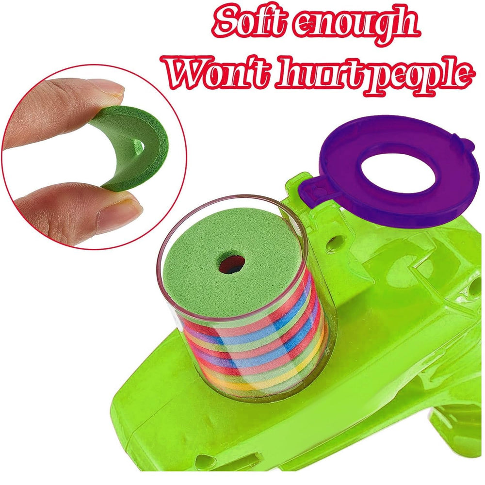 Sumind foam-disc launcher held in hand for portable fun.