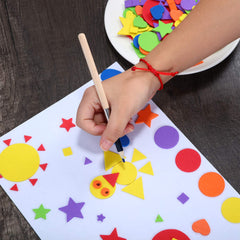 Sumind pentagram foam stickers offer unique geometric elements for art projects.