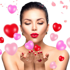 Sumind heart stress ball light pink closeup soothing squeeze for focus